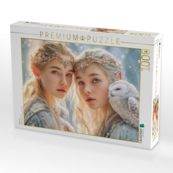 Produktbild: CALVENDO Puzzle Elfenkinder | 1000 Teile Lege-Gr&ouml;&szlig;e 64x48cm Foto-Puzzle f&uuml;r gl&uuml;ckliche Stunden