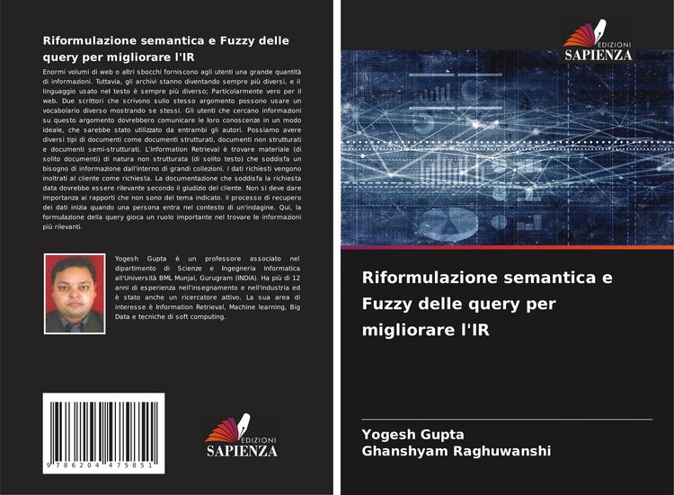 Produktbild: Riformulazione semantica e Fuzzy delle query per migliorare l'IR