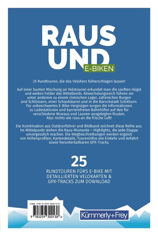 Produktbild: K&uuml;mmerly+Frey Raus und E-Biken Mittelland &ndash; E-Bikef&uuml;hrer