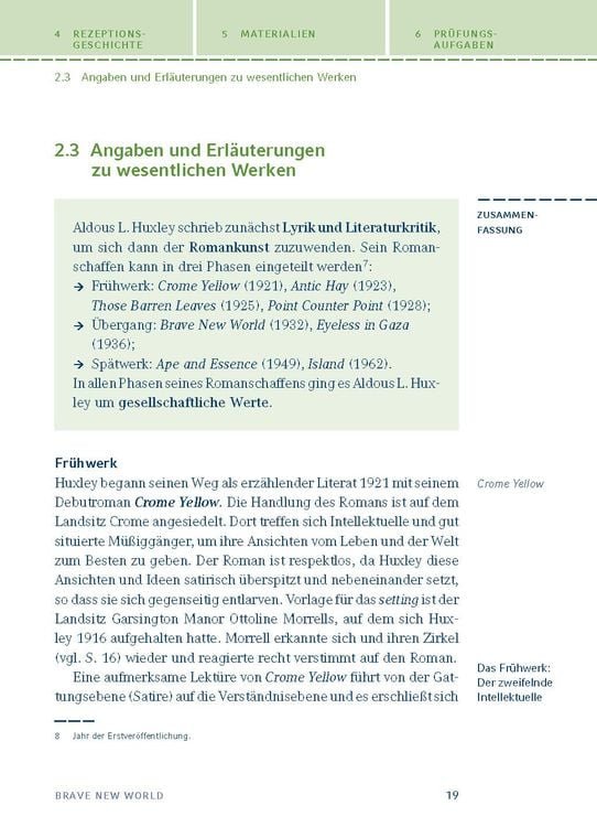 Brave New World - Schöne neue Welt von Aldous Huxley.