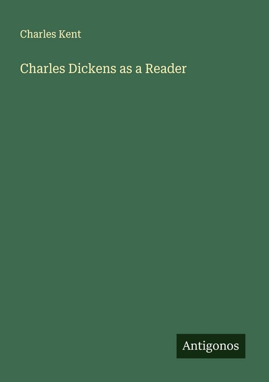 Produktbild: Charles Dickens as a Reader
