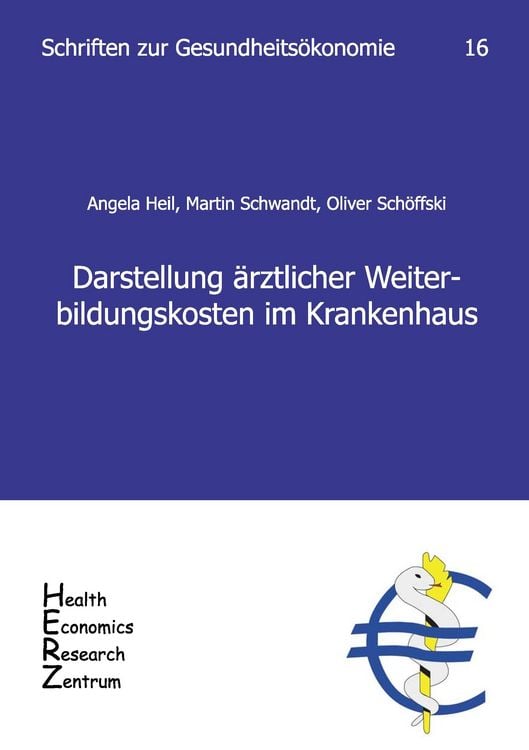 Produktbild: Darstellung &auml;rztlicher Weiterbildungskosten im Krankenhaus
