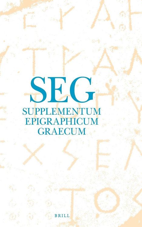 Produktbild: Supplementum Epigraphicum Graecum, Volume LVI (2006)