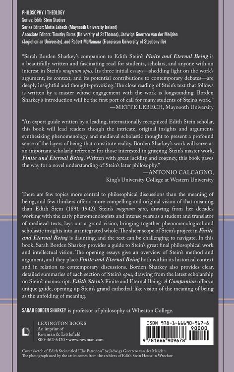 Produktbild: Edith Stein's Finite and Eternal Being