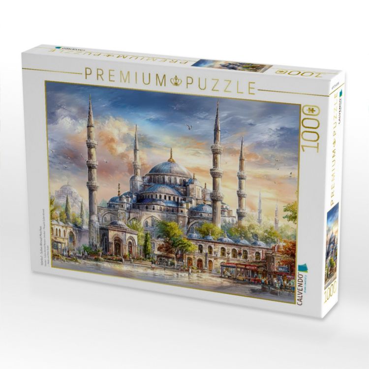 Produktbild: CALVENDO Puzzle Istanbul - Sultan Ahmed-Moschee | 1000 Teile Lege-Gr&ouml;&szlig;e 64x48cm Foto-Puzzle f&uuml;r gl&uuml;ckliche Stunden