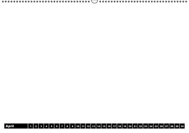 Produktbild: Bastelkalender / F&uuml;r Schwarz - Wei&szlig; - Seher (Wandkalender immerw&auml;hrend DIN A2 quer)