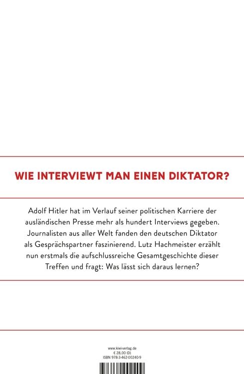 Produktbild: Hitlers Interviews
