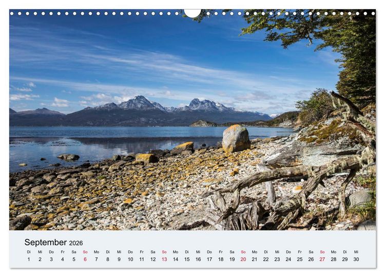 Produktbild: Feuerland - Am Puls der Wildnis (Wandkalender 2026 DIN A3 quer), CALVENDO Monatskalender