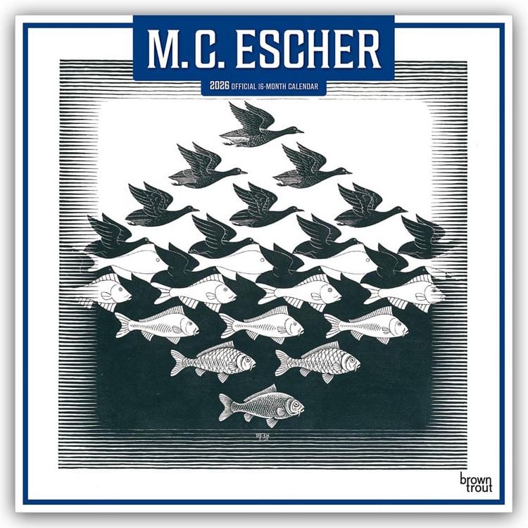Produktbild: M. C. Escher 2026 – 16-Monatskalender
