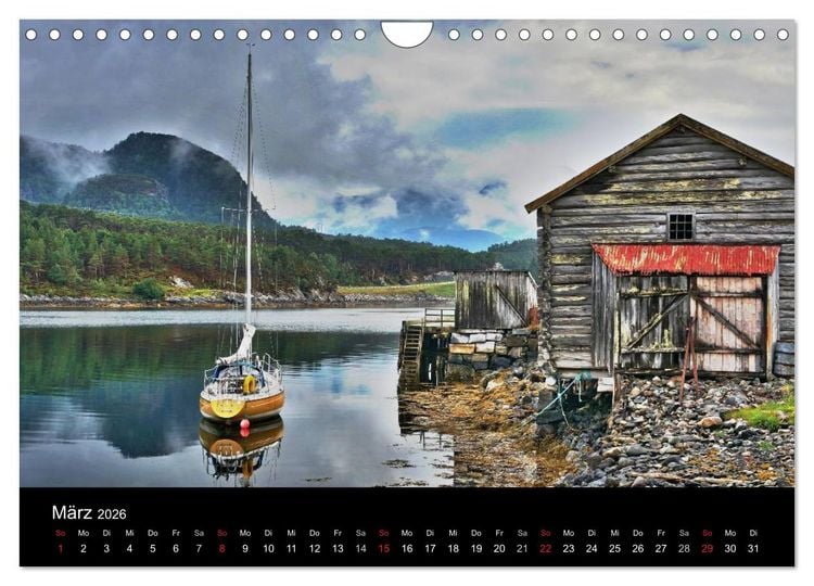 Produktbild: Atemberaubendes Norwegen (Wandkalender 2026 DIN A4 quer), CALVENDO Monatskalender