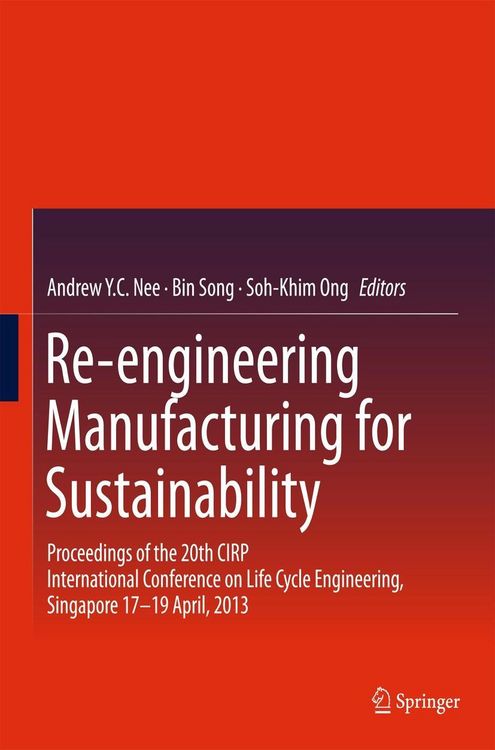 Produktbild: Re-engineering Manufacturing for Sustainability