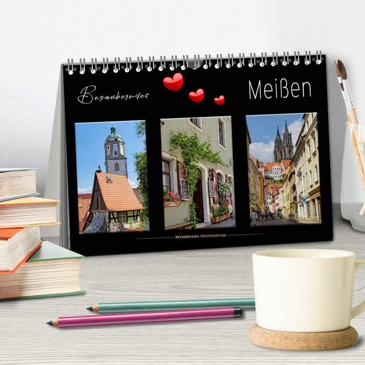 Produktbild: Bezauberndes Mei&szlig;en (Tischkalender 2026 DIN A5 quer), CALVENDO Monatskalender