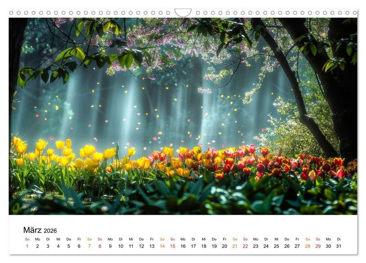 Produktbild: Natur im Jahr (Wandkalender 2026 DIN A3 quer), CALVENDO Monatskalender