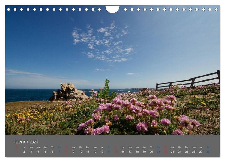 Produktbild: COULEURS d'OUESSANT (Calendrier mural 2026 DIN A4 vertical), CALVENDO calendrier mensuel