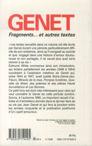 Produktbild: Fragments et autres textes
