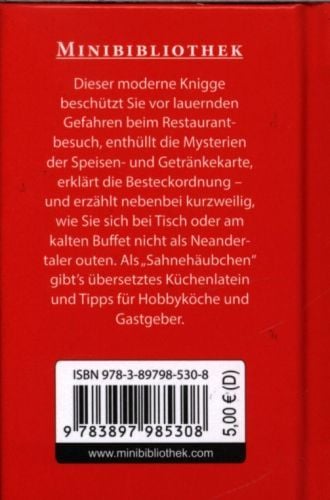 Produktbild: Kleiner K&uuml;chen- und Restaurantknigge