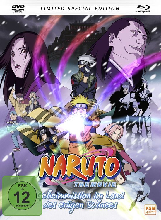 Produktbild: Naruto the Movie 1 - Geheimmission im Land des ewigen Schnees - Mediabook [Limited Special Edition] [+ DVD]