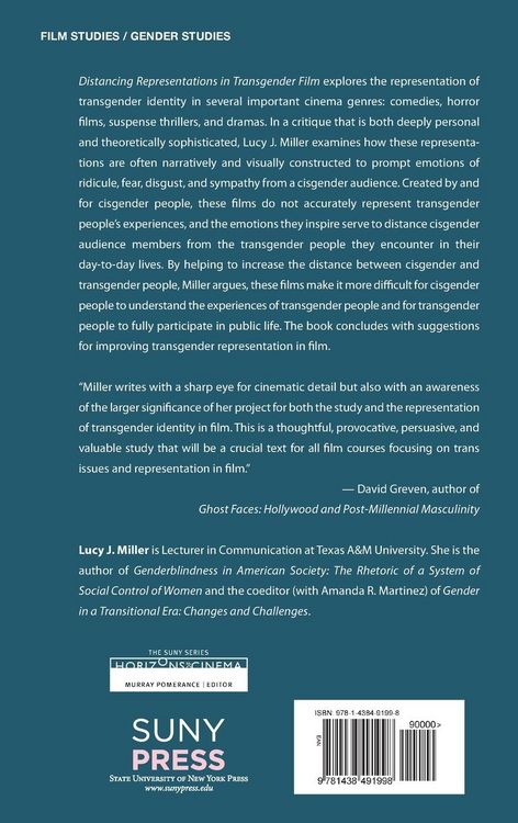 Produktbild: Distancing Representations in Transgender Film