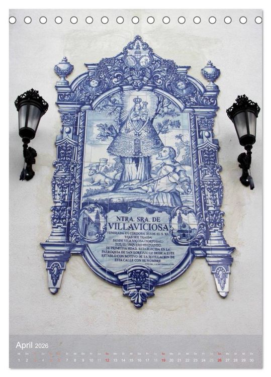 Produktbild: Andalusische Momente (Tischkalender 2026 DIN A5 hoch), CALVENDO Monatskalender