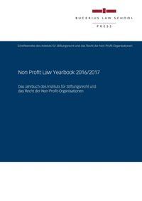 Produktbild: Non Profit Law Yearbook 2016/2017