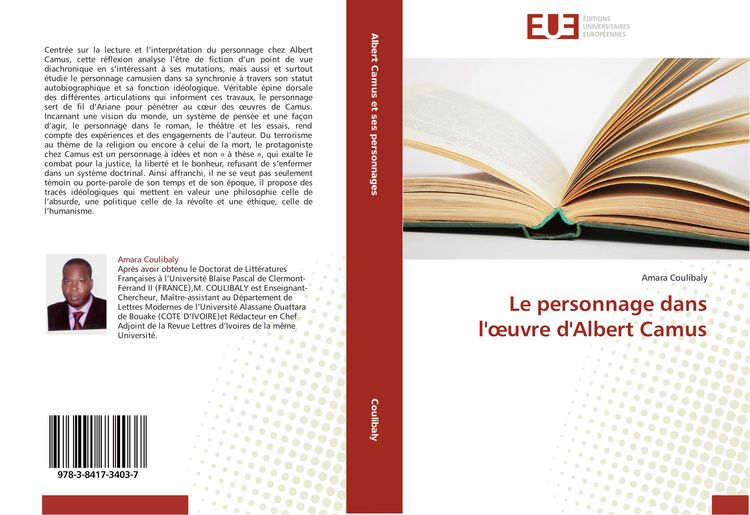 Produktbild: Le personnage dans l'&iquest;uvre d'Albert Camus