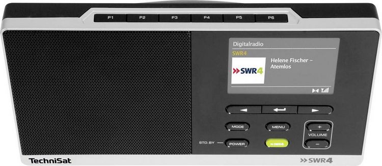 Produktbild: TechniSat DigitRadio 215 SWR 4 - Edition Kofferradio DAB+, UKW Schwarz