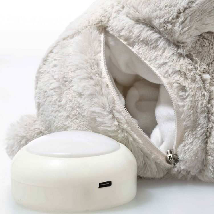 Produktbild: Steiff 081026 - Light at Night Hoppie Hase, Licht mit Timer, Pl&uuml;sch, 28 cm