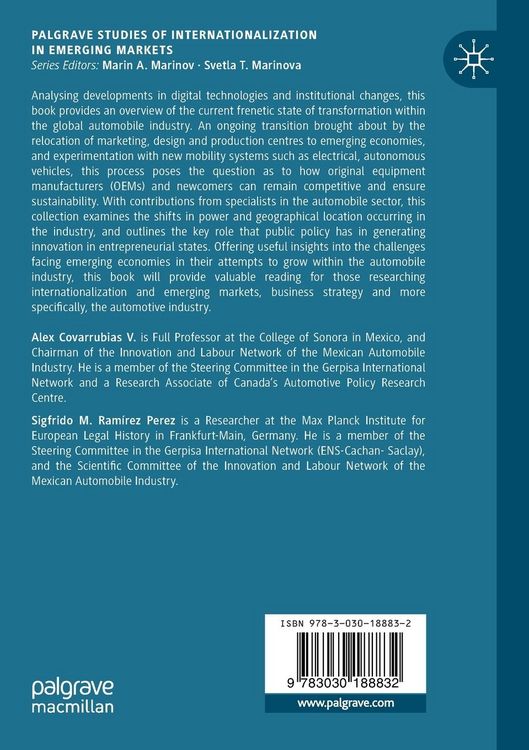 Produktbild: New Frontiers of the Automobile Industry