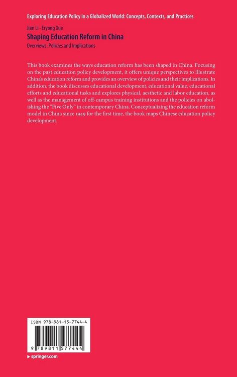 Produktbild: Shaping Education Reform in China