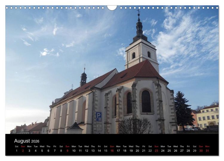 Produktbild: Monuments of Czech Republic 2026 (Wall Calendar 2026 DIN A3 landscape), CALVENDO 12 Month Wall Calendar