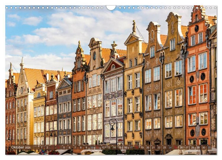 Produktbild: Sehenswertes Danzig (Wandkalender 2026 DIN A3 quer), CALVENDO Monatskalender