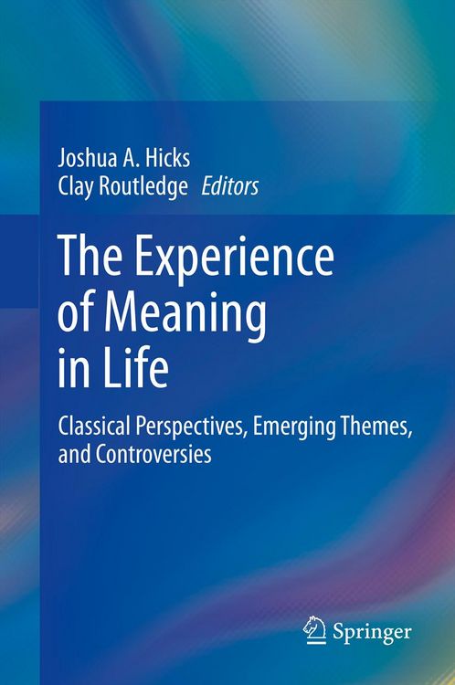 Produktbild: The Experience of Meaning in Life