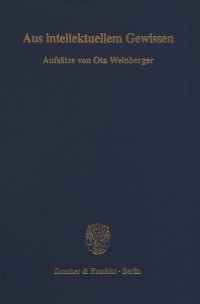 Produktbild: Aus intellektuellem Gewissen.