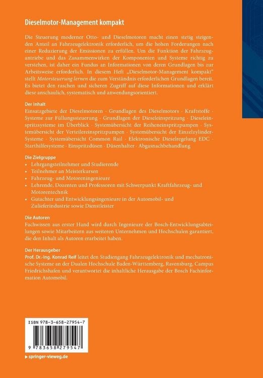 Produktbild: Dieselmotor-Management kompakt