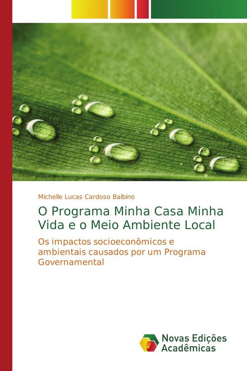 Produktbild: O Programa Minha Casa Minha Vida e o Meio Ambiente Local