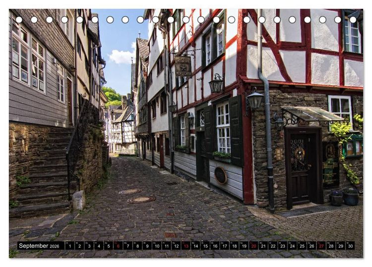 Produktbild: Stadtansichten, Monschau die Altstadt (Tischkalender 2026 DIN A5 quer), CALVENDO Monatskalender
