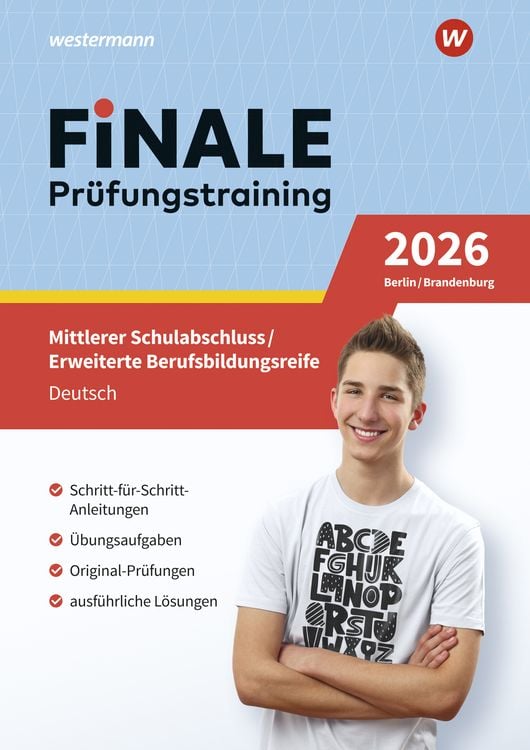 FiNALE - Prüfungstraining Mittlerer Schulabschluss, Fachoberschulreife, Erweiterte Berufsbildungsreife Berlin und Brandenburg. Deutsch 2026