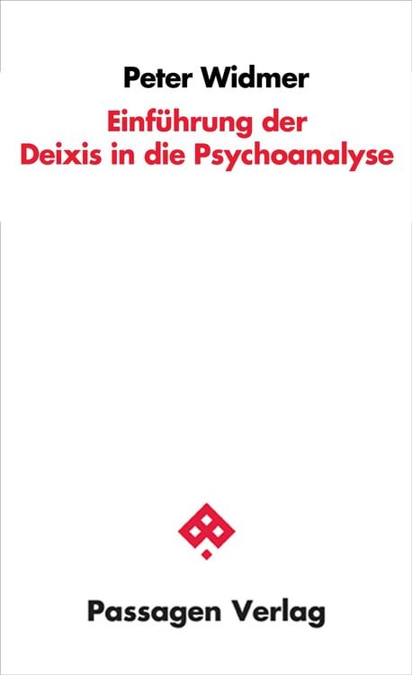 Produktbild: Einf&uuml;hrung der Deixis in die Psychoanalyse