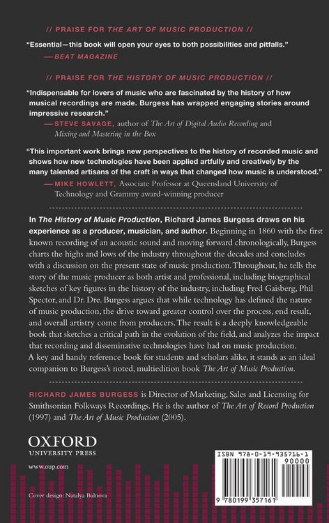 Produktbild: The History of Music Production