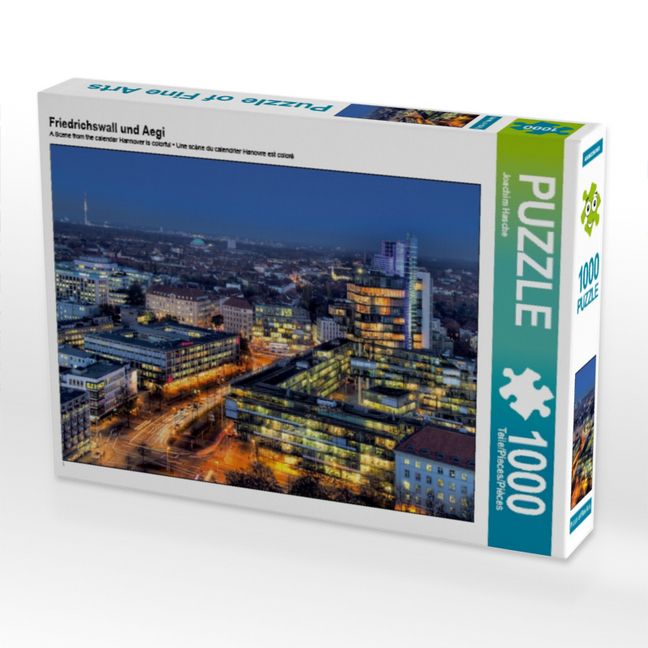 Produktbild: CALVENDO Puzzle Friedrichswall und Aegi 1000 Teile Puzzle quer | 1000 Teile Lege-Gr&ouml;&szlig;e 64 &times; 48 cm Foto-Puzzle f&uuml;r gl&uuml;ckliche Stunden