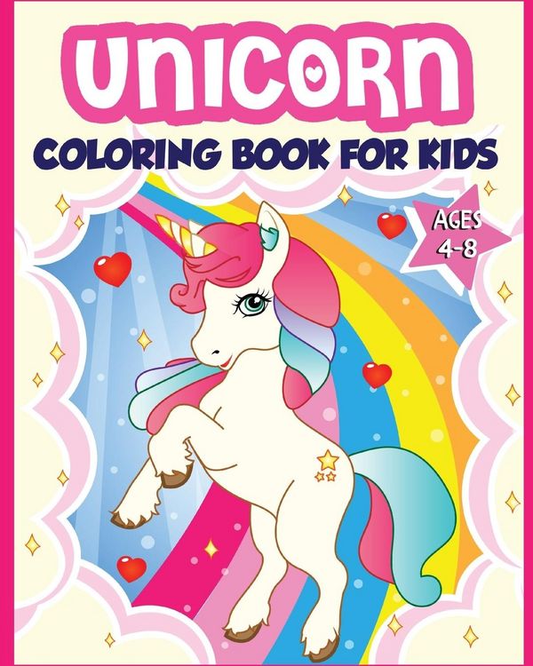 Produktbild: Unicorn Coloring Book for Kids Ages 4-8