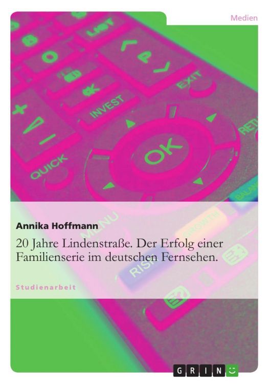 Produktbild: 20 Jahre Lindenstra&szlig;e. Der Erfolg einer Familienserie im deutschen Fernsehen.