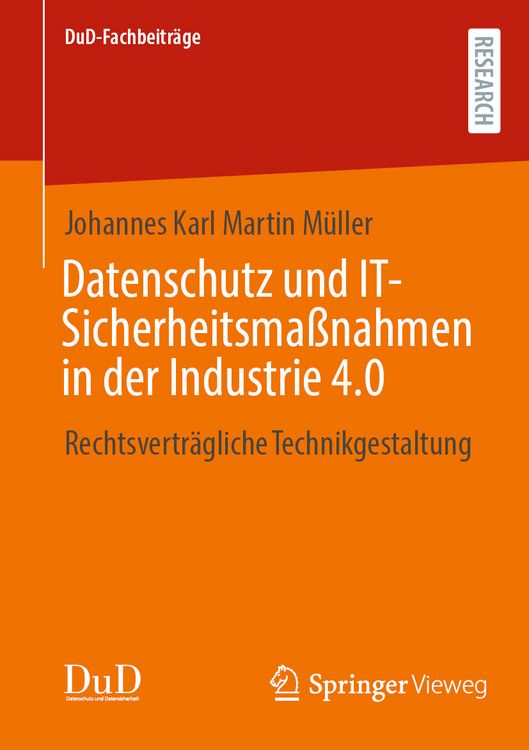 Produktbild: Datenschutz und IT-Sicherheitsma&szlig;nahmen in der Industrie 4.0