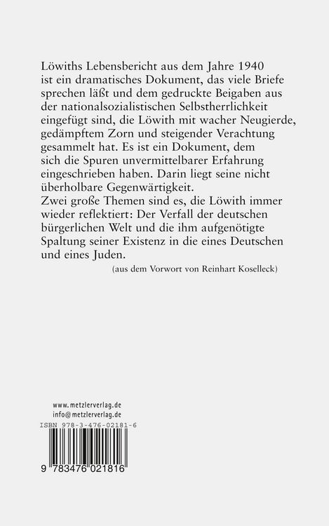 Produktbild: Mein Leben in Deutschland vor und nach 1933