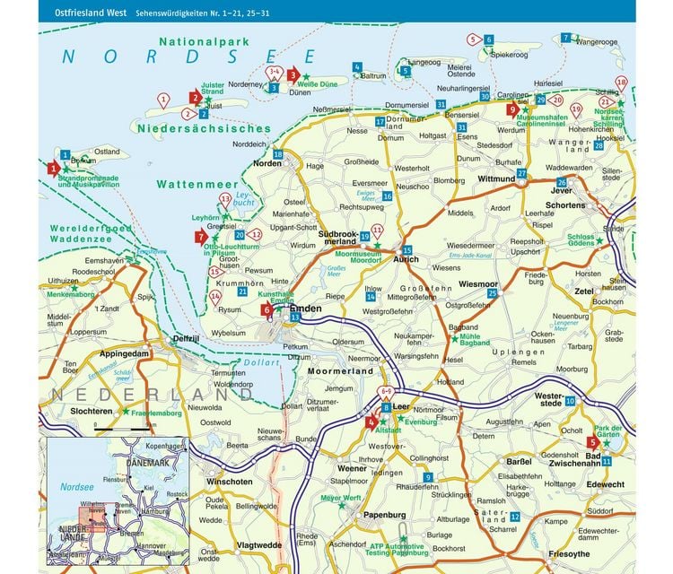 Produktbild: ADAC Reisef&uuml;hrer Ostfriesland und Ostfriesische Inseln