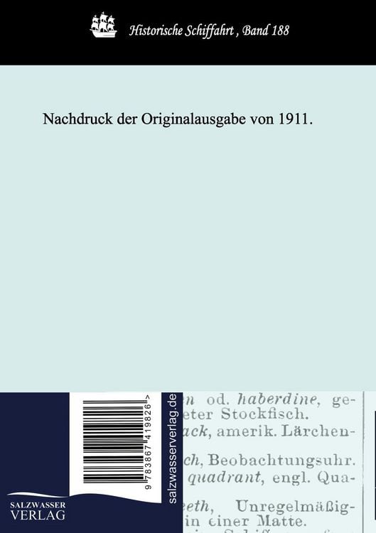 Produktbild: Vollst&auml;ndiges nautisches W&ouml;rterbuch Deutsch und Englisch - Complete nautical Dictionary English and German