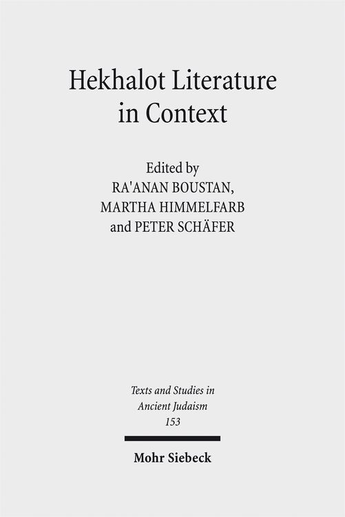 Produktbild: Hekhalot Literature in Context