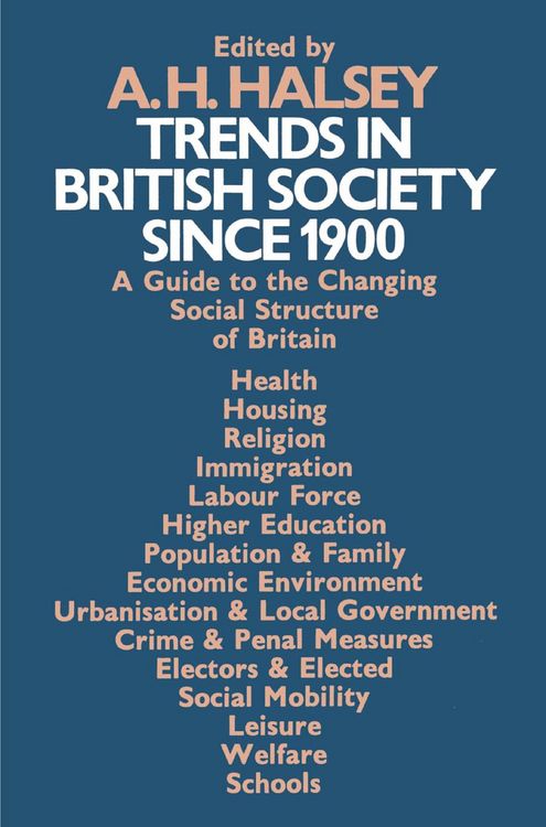Produktbild: Trends in British Society since 1900