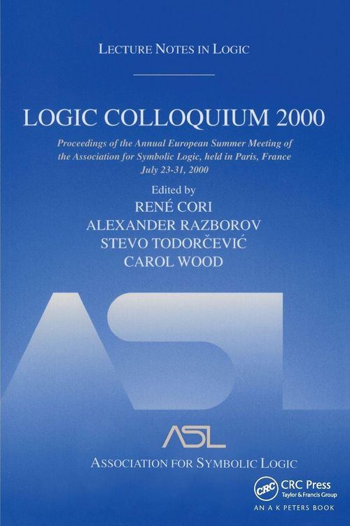 Produktbild: Logic Colloquium 2000 (hardcover)