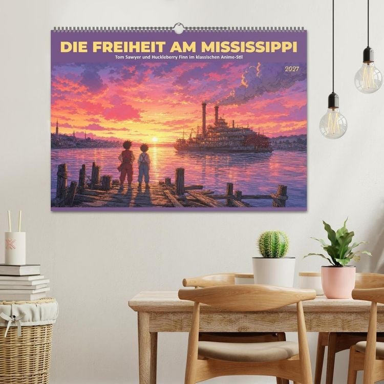 Produktbild: Die Freiheit am Mississippi (Wandkalender 2027 DIN A2 quer), CALVENDO Monatskalender
